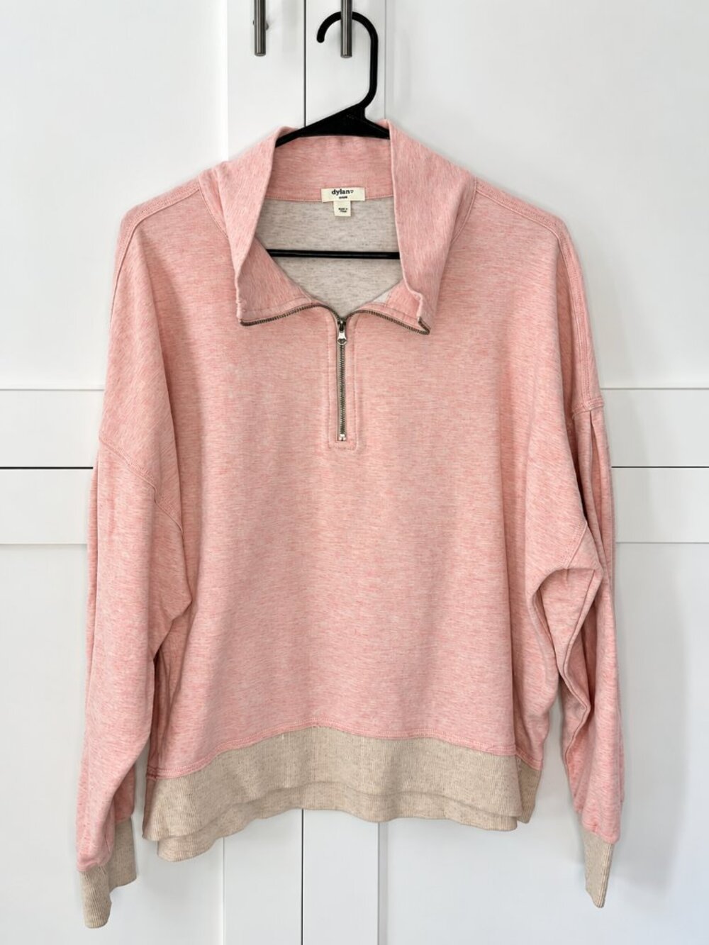 Dylan <3 | Quarter Zip Pullover Sweatshirt - Size Small